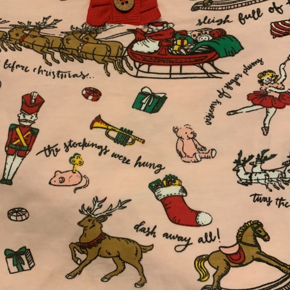 Mud Pie Pink Christmas Pajamas - Picture 4 of 4